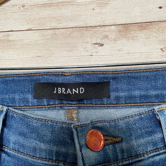 J Brand Skinny Leg Jeans Blue Imagine Mid Rise Classic Work Casual Size 25 - Picture 8 of 11
